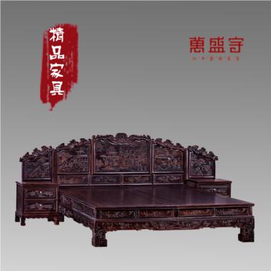 大葉紫檀百子大床